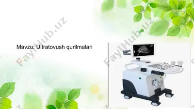 ultratovush qurilmalari — PPTX