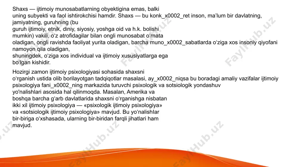 ijtimoiy psixologiyaning shakllanishi va rivojlanishi - Page 5