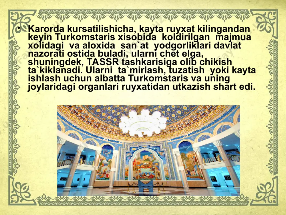 xx asrning 20-30 yillarida o`zbekistonda davlat muzeylarini tashkil etilishi - Page 4