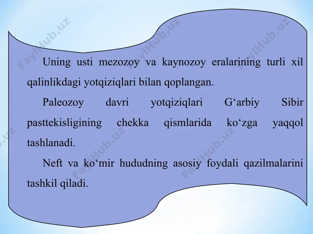g‘arbiy va sharqiy sibir 6-sinf - Page 3