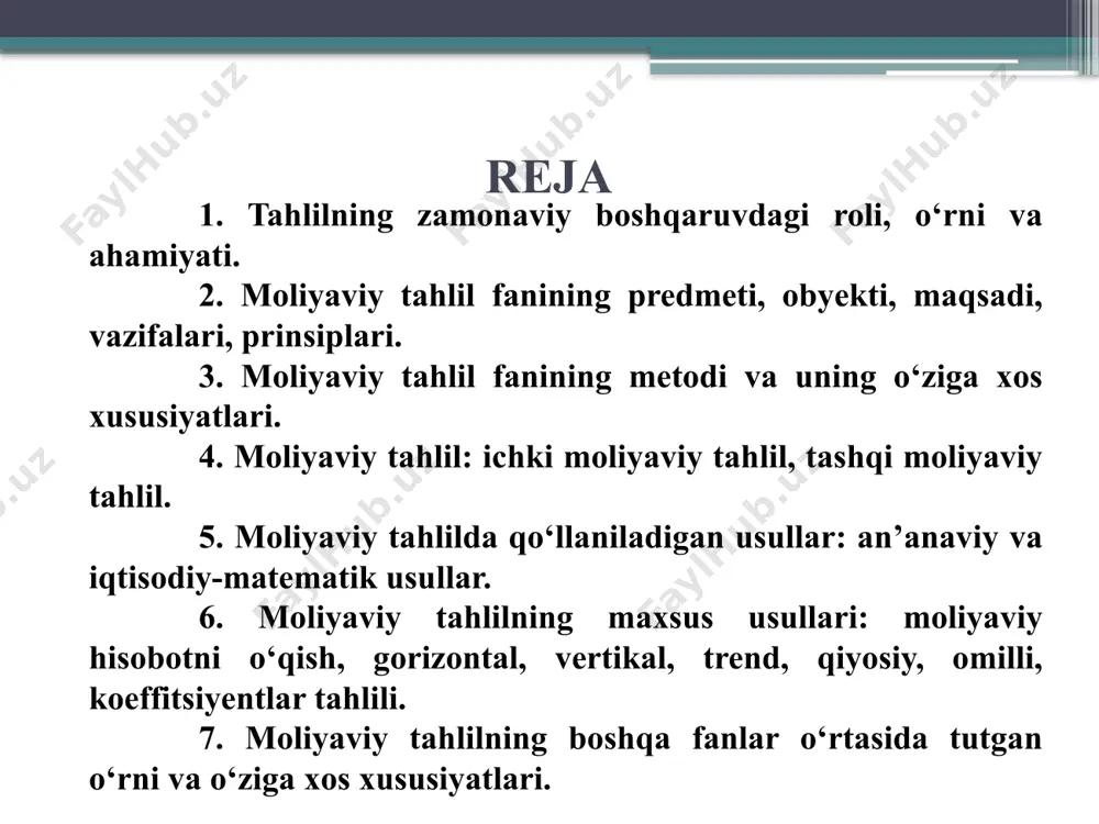 nishda faqat tahlilni o‘zi yetarli bo‘lmaydi. inson tafakkuriga mos keluvchi boshqa usullardan ham foydalanishga zaruriyat tug‘iladi. shu jihatda tahlilga muqobillikda “sintez” usuli ham tarkiblanib, uning yordamida o‘rganilayotgan to‘plamning ayrim birliklari orasidagi aloqalar va o‘zaro bog‘liqliklari aniqlanadi. “sintez” atamasi ham grekcha “syntezis” so‘zidan olingan bo‘lib, “birlashtiraman”, “qo‘shaman” degan ma’noni bildiradi. zamonaviy boshqaruvni yaqin va uzoq davriylikni qamrab olgan – rejalashtirish; mulk egalari va maqsadli foydalanuvchilarni moliyaviy va boshqa axborotlar bilan ta’minlovchi – buxgalteriya hisobi; axborotlarni chuqur qayta ishlash, faoliyatga obyektiv baho berish, iqtisodiy va moliyaviy imkoniyatlarni aniqlash orqali tezkor, joriy va istiqboldagi boshqaruv strategiyasini belgilab beruvchi – iqtisodiy tahlil; faoliyatni yo‘lga qo‘yish va maqsadli boshqarishning aniq yechimlari va natijaviyligini ta’minlovchi, innovatsion va aqlli iqtisodni ta’minlashga imkon beruvchi – ilmiy faoliyat; faoliyat samaradorligi va natijaviyligidan kelib chiqqan holda munosabatlarni muvofiqlashtirishning muhim mezoni bo‘lgan – mehnatni munosib rag‘batlantirish; va boshqa (ijtimoiy, ekologik, texnikaviy, tashkiliy) jihatlarni qamrab olgan – murakkab tizim deb qarash lozim. …