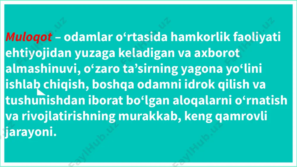. birinchidan, odamga ko'pincha o'z fikrlari va his-tuyg'ularini shakllantirish uchun vaqt kerak bo'ladi, ikkinchidan, suhbatni to'xtatib, keraksiz narsalardan ozod qiladi. masalan, biror voqeani aytib berayotganda, odam uni tasavvur qilishi mumkin. va majoziy vakillikni og'zaki hikoyaga aylantirish uchun to'g'ri so'zlarni tanlash kerak. va bu erda pauzalar tasvirni so'zga "o'zgartirish" uchun zarur vositadir. 27 ochiq savollar ularga "ha" yoki "yo'q" deb javob berish mumkin emasligi bilan tavsiflanadi. ular qandaydir tushuntirishni talab qiladi. odatda ular so'zlar bilan boshlanadi: "nima", "kim", "qanday", "qancha", "nima uchun", "fikringiz qanday". ushbu turdagi savollar bilan siz suhbatdoshga manevr qilish imkonini beradi, suhbat esa monologdan dialogga o'tadi. ushbu turdagi savollar quyidagilarni o'z ichiga olishi mumkin: "bugun nima yedingiz?", "o'zingizni qanday his qilyapsiz?", "bu erda qancha vaqt bo'ldingiz?". savollarni shakllantirish xususiyatlari. ochiq va yopiq turdagi savollar. yopiq savollar suhbatdoshdan iloji boricha ko'proq ma'lumot olishni xohlaganingizda emas, balki rozilik olishni yoki ilgari erishilgan kelishuvni tasdiqlashni tezlashtirishingiz kerak bo'lganda, taxminlaringizni tasdiqlang yoki …