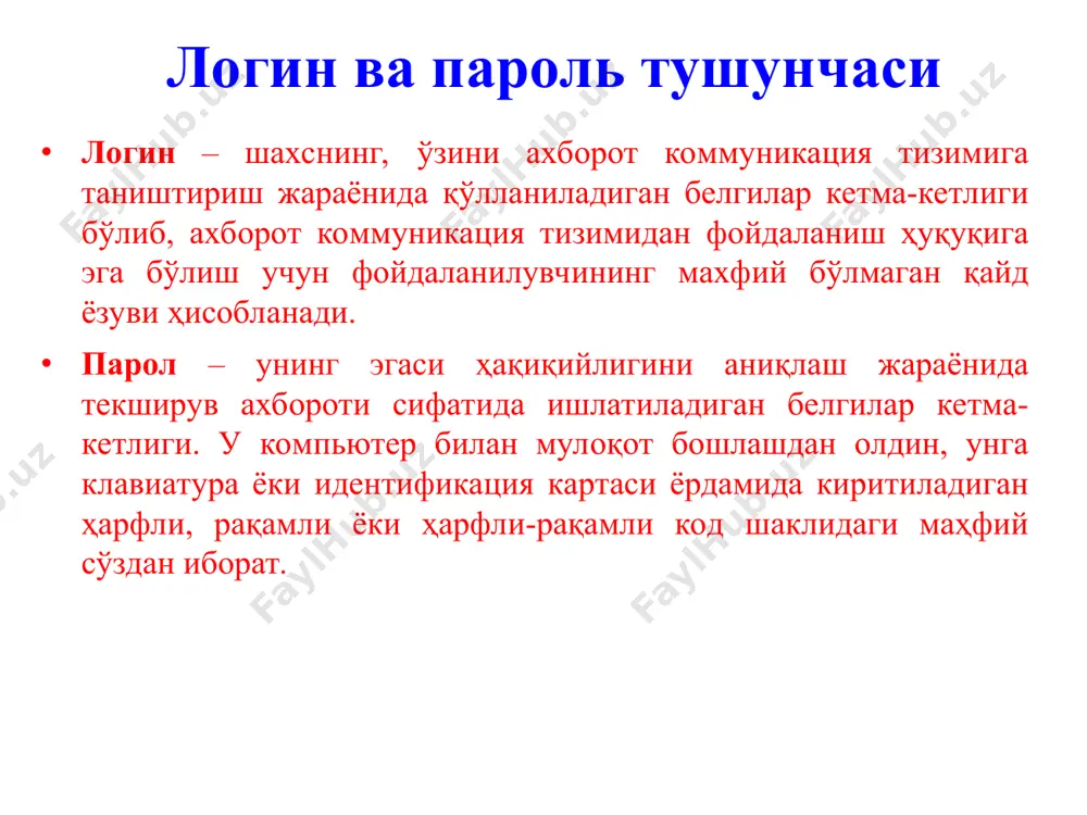 axborot xavfsizligi va axborotlarni himoyalash usullari - Page 4