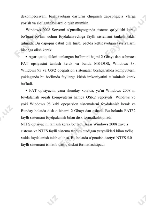 ntfs va ext faylli tizim. ntfs va ext fayllarining bir biridan farqi - Page 4