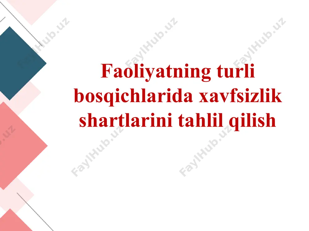 malga oshirish mumkin. afsuski, hozirga qadar xavflarning yetarlicha to‘liq taksanomiyasi yaratilmagan. bu esa har qanaqa xavfning oldini olishni ta’minlashni chegaralab qo‘yadi. shuning uchun olimlar, soha mutaxassislari oldiga xavflarning taksonomiyasini yaratish bo‘yicha ilmiy va metodologik izlanishlar olib borish maqsad qilib qo‘yilgan. xavflarning nomenklaturasi. nomenklatura – muayyan belgi, xususiyatiga ko‘ra sistemaga solingan nom va so‘zlar ro‘yxatidir. masalan, tibbiyotda qo‘llaniladigan dori-darmonlar nomenklaturasi birmuncha aniq tuzilgan. jumladan, antibiotiklarga: tetratsiklin, ampitsilin, oksotsilin, biotsilin, trimol, sefozolin, sefamizin va boshqalar kiradi. xavflar nomenklaturasini tuzishda ham aynan xavfning biror belgisi, xususiyati, keltiradigan oqibati yoki boshqa ko‘rsatkichlariga ko‘ra tuzilishi lozim. hozirgi kunda xavflar nomenklaturasi umumiy holda alfavit bo‘yicha tuzilgan. masalan, ajal, alanga, alkagol, aziyat, vakuum, vulqon, vahima, gaz, gerbitsid, dinamik zo‘riqish, yemirilish, yomg‘ir, yong‘in, zo‘riqish, zahar, zilzila, ifloslanish, ichimlik, iztirob, kasallik, kuyish, lat yeyish, loyqalanish, magnit maydoni, momaqaldiroq, meteoritlar, mikroorganizmlar, radiatsiya, reanimatsiya, rezonans, tebranish, tok urish, toyib ketish, uzilish, urmoq, ultratovush, hujum, xatar, shamol, shovqin, elektr toki, elektr maydoni, …