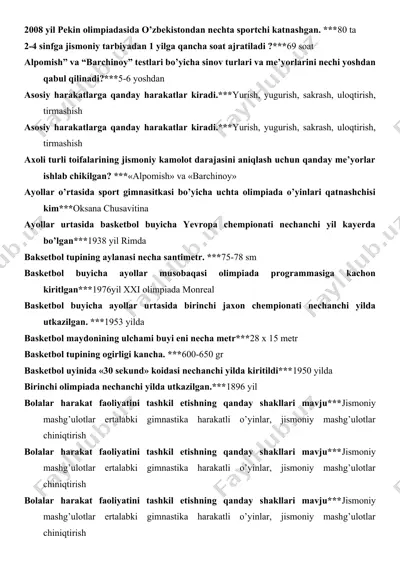sport — DOCX