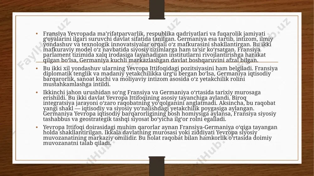 fransiya va germaniya yevropada yetakchilik uchun kurash - Page 5