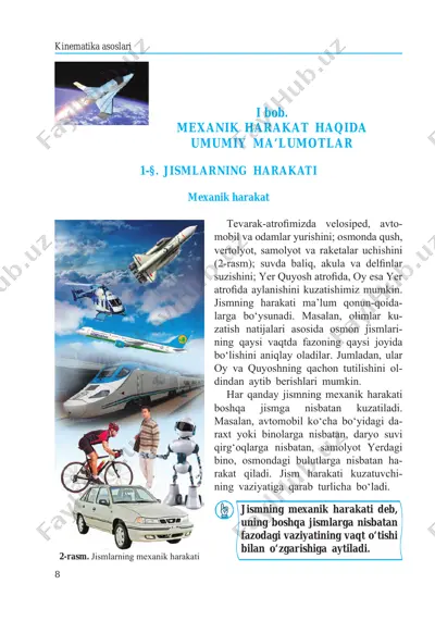 kinematika asoslari — PDF