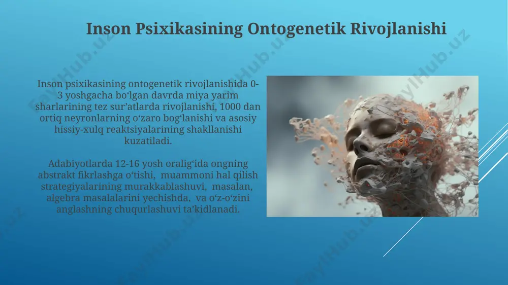 inson psixikasining ontogenezda rivojlanishi - Page 5