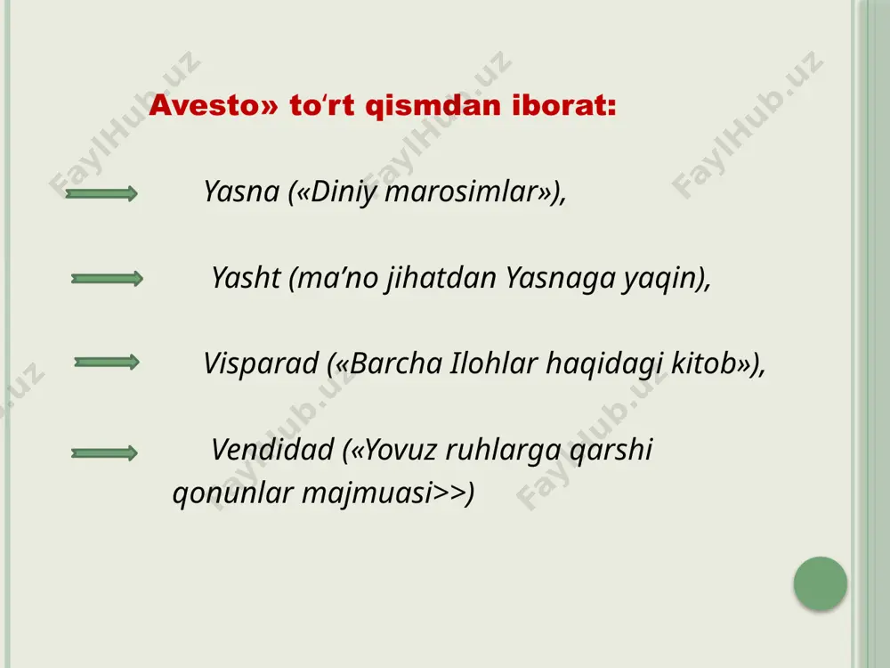 avesto - qadimiy yozma yodgorlik va ularning ahamiyati - Page 3