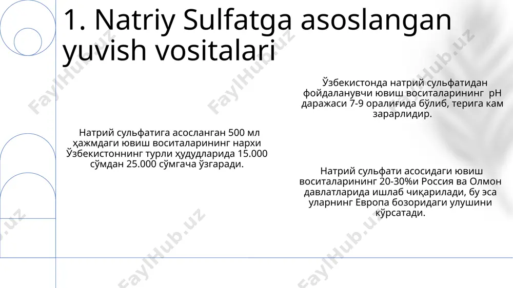 natriy sulfat asosida yuvuvchi vositalar - Page 3