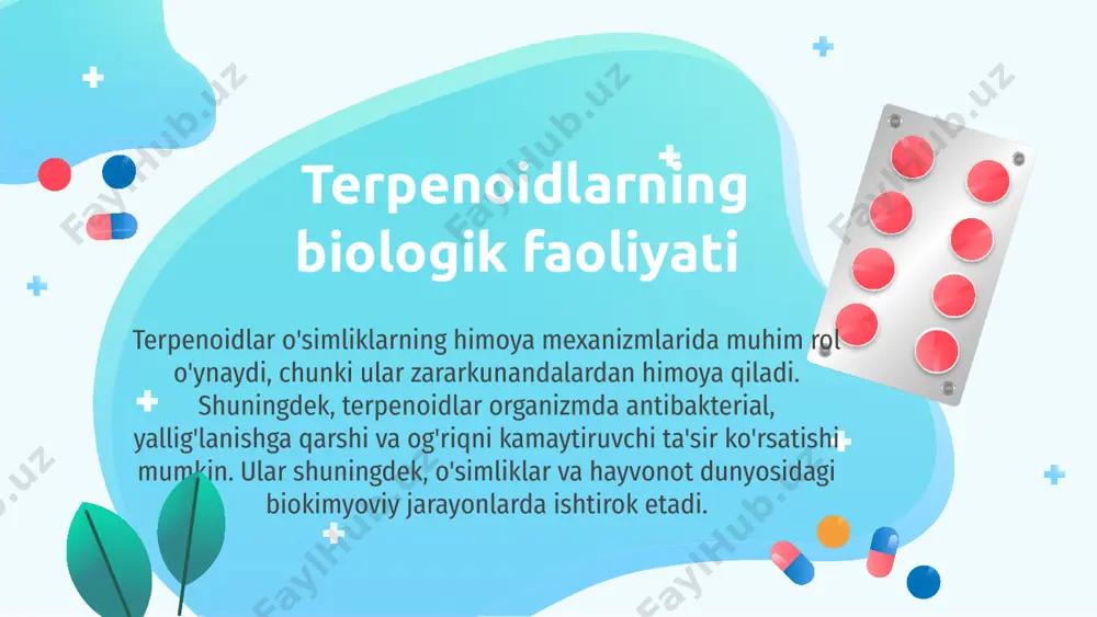 terpenoid saqlovchi dorivor o'simliklar - Page 5