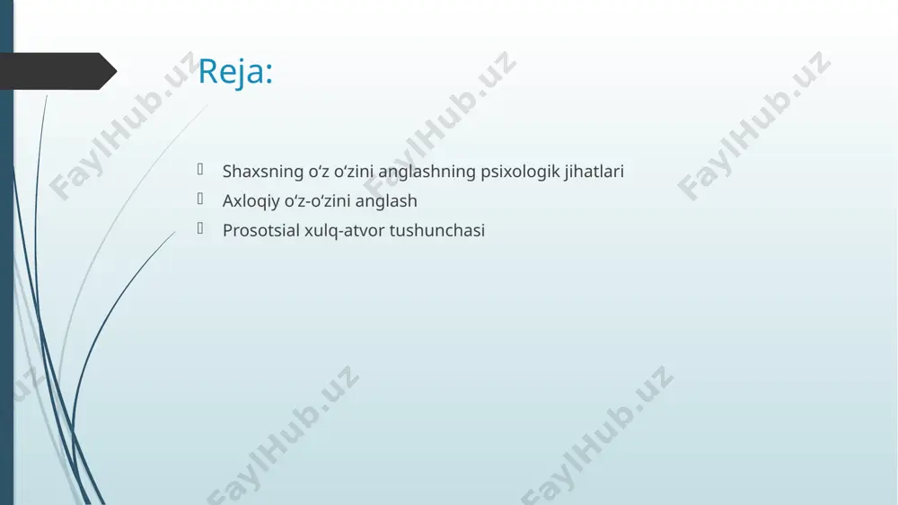 qilib, axloqiy o‘z-o‘zini anglash hodisalarini aniqlash va ularni maʼnaviy madaniyatning boshqa shakllaridan ajratib ko‘rsatish mumkin prosotsial xulq-atvor tushunchasi n. ayzenberg ushbu kontseptsiya altruizmni rivojlantirishga qaratilgan boʻlib, u boshqa shaxsning manfaati uchun ixtiyoriy, maqsadli xatti-harakatlar sifatida tavsiflanadi, mukofot yoki jazo bilan turtki boʻlmaydi. bunday xatti-harakatlarda empatiya, hamdardlik yoki qaygʻu kabi his-tuygʻularni asosiy deb hisoblash odatiy holdir. yosh oʻsishi va egosentrizmni engish jarayonida empatiya va altruistik xatti-harakatlar oʻrtasidagi bogʻliqlik yanada aniq boʻlishi taʼkidlandi. shuningdek, insonning ijtimoiy xulq-atvoriga prosotsial affektlar, yaʼni magʻrurlik, uyat va aybdorlik taʼsir qiladi. n. eyzenbergning kontseptsiyasida. altruistik xatti-harakatlar uchta turdagi atributlarni oʻz ichiga oladi: oʻzini va boshqa odamlarni ijobiy his qilish; ularning altruistik motivlarini bilish; boshqa shaxsning ehtiyojlarini ob’ektiv baholash va unga ob’ektiv zarur yordam. shunday qilib, altruistik xatti-harakatlar ijtimoiy va kognitiv operatsiyalarning ketma-ketligi sifatida ishlaydi: boshqasining nuqtai nazarini hisobga olish, altruistik xatti-harakatlar uchun motivatsiyani shakllantirish, hamdardlik va yordam koʻrsatishda oʻz vakolatlarini baholash xulosa shaxsiy o'sishning yo'llari har bir …