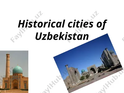 historical cities of uzbekistan — PPT