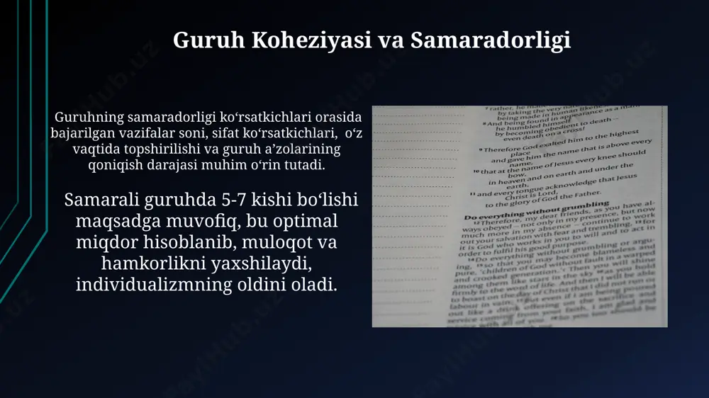 pedagogik jamoani psixologik xususiyatlari - Page 5