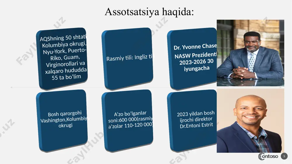 bo'lgan butun mamlakat bo'ylab hamkor tashkilotlardan tashkil topgan milliy federatsiya. casw milliy professional uyushma bo'lib, federatsiya modeli doirasida ishlaydi casw har bir hamkor tashkilot vakillaridan iborat bo'lgan direktorlar kengashi tomonidan boshqariladi. ijrochi direktor va uning qo'l ostida milliy ofisda ishlaydigan xodimlar assotsiatsiyaning strategik rejasini amalga oshiradilar. casw 1920-yillarda kanada jamiyatida ayollar va bolalar huquqlarini himoya qilish harakatlari doirasida shakllangan. u kanadadagi aborigen (indigenous) aholiga xizmat ko‘rsatish bo‘yicha alohida etik yondashuv ishlab chiqqan. har yili 20-martda kanadada social work day sifatida casw tomonidan nishonlanadi. 1926 – yildan beri casw ijtimoiy ish kasbining milliy assotsiatsiyasi ovoziga aylandi, a'zolari 10 ta viloyat va hududiy hamkor tashkilotlarni ifodalaydi. ijtimoiy ishchilar 7 ta asosiy qadriyatlarni qo'llab-quvvatlaydi: 1.barcha odamlarning qadr-qimmati va qadr-qimmatini hurmat qilish 2.ijtimoiy adolatni targ'ib qilish 3.haqiqat va murosaga intilish 4.insoniy munosabatlarni qadrlash 5.kasbiy amaliyotda halollikni saqlash 6.maxfiylikni ta’minlash 7.vakolatli professional xizmatlarni taqdim etish casw 11 etik me’yor va qoidalarni ishlab chiqish va kuzatish …