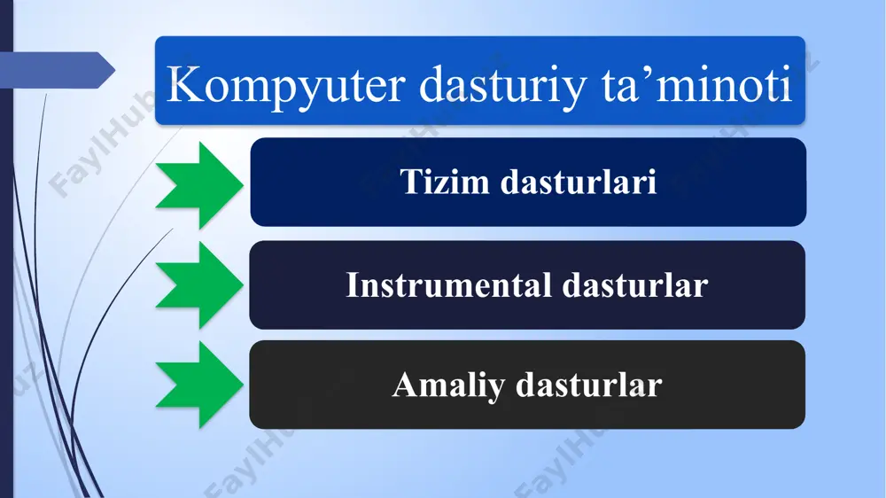 g menyusi kontekstli menyu bo’ysunuvchi (menyu osti menyu) “пуск” menyusi ushbu operatsion tizimda windows 8 tizimidagi menyu va klassik «пуск» menyusi birlashtirildi. menyi ikki qismdan iborat: chapda – turli sozlashlar va ko’p qo’llaniladigan dasturlar; o’ngda – foydalanuvchi qanday ma’lumot bo’lishini o’zi tanlab, menyuga qo’shadi. ularning o’lchamlari, joylashuvi hamda guruhlarini foydalanuvchi o’zi belgilaydi. windows 10 operatsion tizimi v shaxsiy kompyuterlar uchun interfeys planshet kompyuterlar uchun interfeys edge brauzeri explorer brauzeri o’rnida zamonaviy yangi edge brauzeri. imkoniyatlari va interfeysi hozirgi davr talabida bo’lishiga alohida ahamiyat berilgan. web saytlar ustida izoh yozib qoyish tugma va tugmalar juftliklari tugma va tugmalar juftliklari vazifalari f2 tanlangan faylni qayta nomlash f3 fayl va papkalarni qidiruv oynasini ochish f5 yangilash (обновление) f10 oynaning menyular satriga murojjat alt + enter tanlangan ob’ekt xususiyatlarini ko’rish alt + f4 dastur yoki papka oynasini yopish alt + tab oynadan oynaga o’tish ctrl + esc “пуск” menyusini ochish va yopish ctrl + …