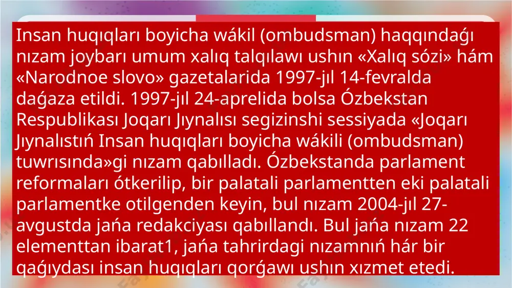 insan huquqlari va erkinliklar - Page 5