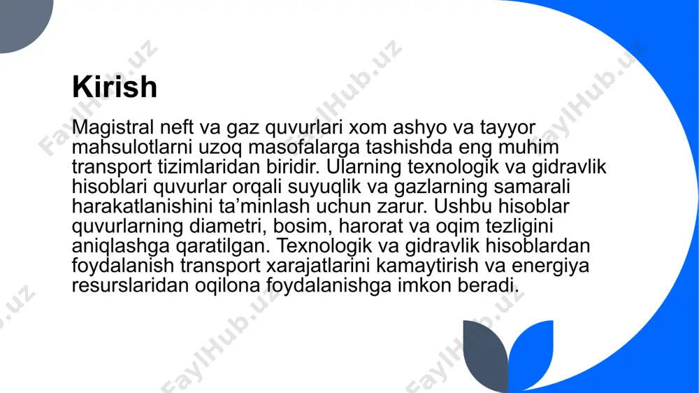 magistral neft va gaz quvurlarining texnologik hisoblari - Page 3