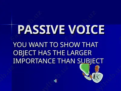 passiv holat — PPT