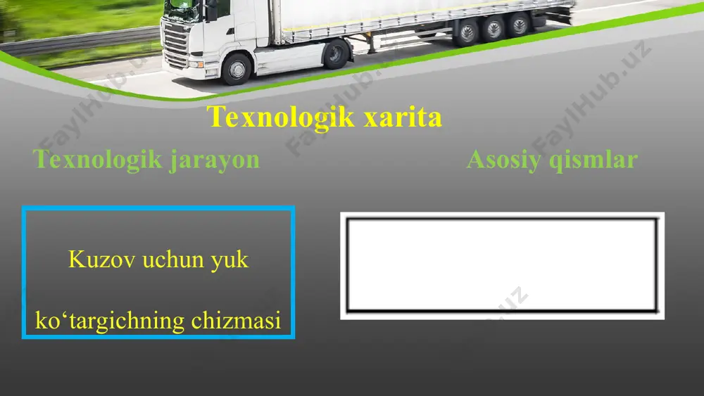 yuk mashinasi modelini texnologik xarita asosida yasash 4 sinf - Page 5