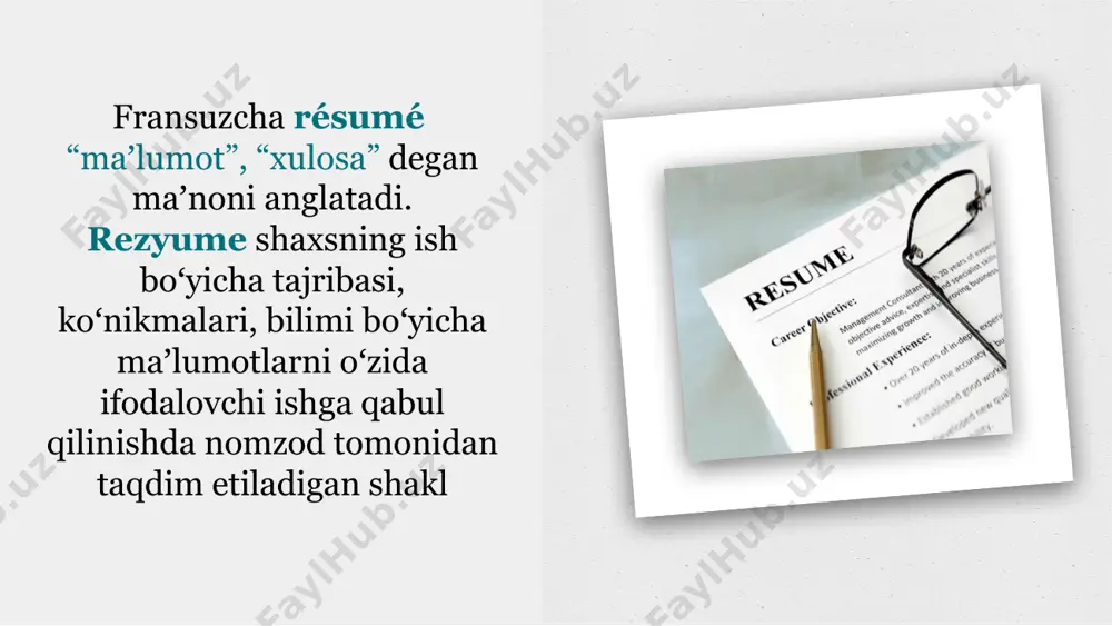 ta’sirchan rezyume va boshqa shaxsiy biografik ma’lumotlar tuzish - Page 3