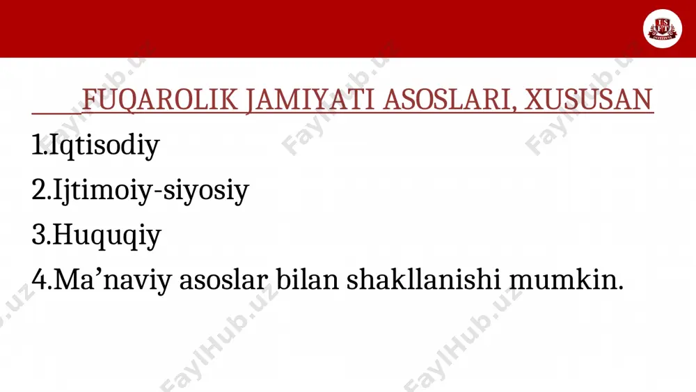 maqsad qiladi. saylov o‘zi nima? saylov ‒ ovoz berish orqali davlat organlari, mahalliy o‘zini o‘zi boshqarish organlari va boshqa tuzilmalarni tashkil etish vositasi. fuqarolarning o‘z saylov huquqini amalga oshirishi ‒ ularning davlatni boshqarishda ishtirok etishining eng muhim shakllaridan biridir. mamlakatda nnt soni va ularning faoliyatida sifatning taʼminlashidagi holati o‘rganilsa, ular 1991-yil 95 ta bo‘lgan, 1995-yil 653 ta, 2000-yil 2585 ta, 2005-yil 3756 ta, 2010-yilda esa 5431 ta, 2016-yil 8417 tani, 2020-yilda ular soni o‘n mingdan ziyodni tashkil etgan. bu raqamlar respublikada fuqarolik jamiyatining shakllanishida bir o‘lchov mezoni deb qaralsa, albatta, ijobiy holat hisoblanadi. o‘zini o‘zi boshqarish organlarining faoliyati va ularning jamiyatni demokratlashtirishdagi o‘rni “mahalla” so‘zi asli arabcha “joy”, “o‘rin”, maʼnosini anglatadi. respublika konstitutsiyasining 105-moddasida shaharcha, qishloq va ovullardagi mahallalarda fuqarolarning o‘zini o‘zi boshqarishning huquqiy o‘rni belgilab qo‘yilgan. аsosiy qomusimizning 105-moddasi bilan fuqarolar o‘zini o‘zi boshqarish organlarining huquqiy asoslari yanada mustahkamlandi. hozirgi paytda o‘zbekistonda 10 000ga yaqin o‘zini o‘zi boshqarish organi …