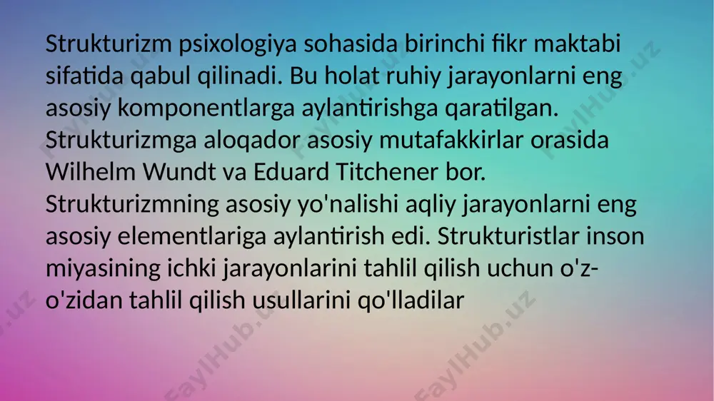 psixologik maktablarning yuzaga kelishi tarixi - Page 5