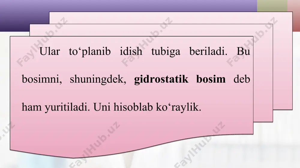 tinch holatdagi gaz va suyuqlikda bosim 6-sinf - Page 4