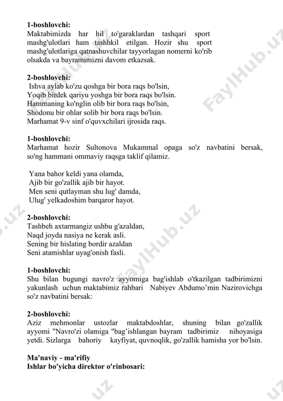 "assalom navro'z"nomli bayram tadbiri - Page 5