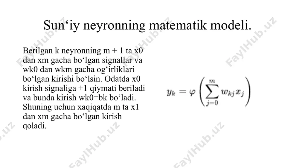 sun‘iy neyron modeli - Page 3