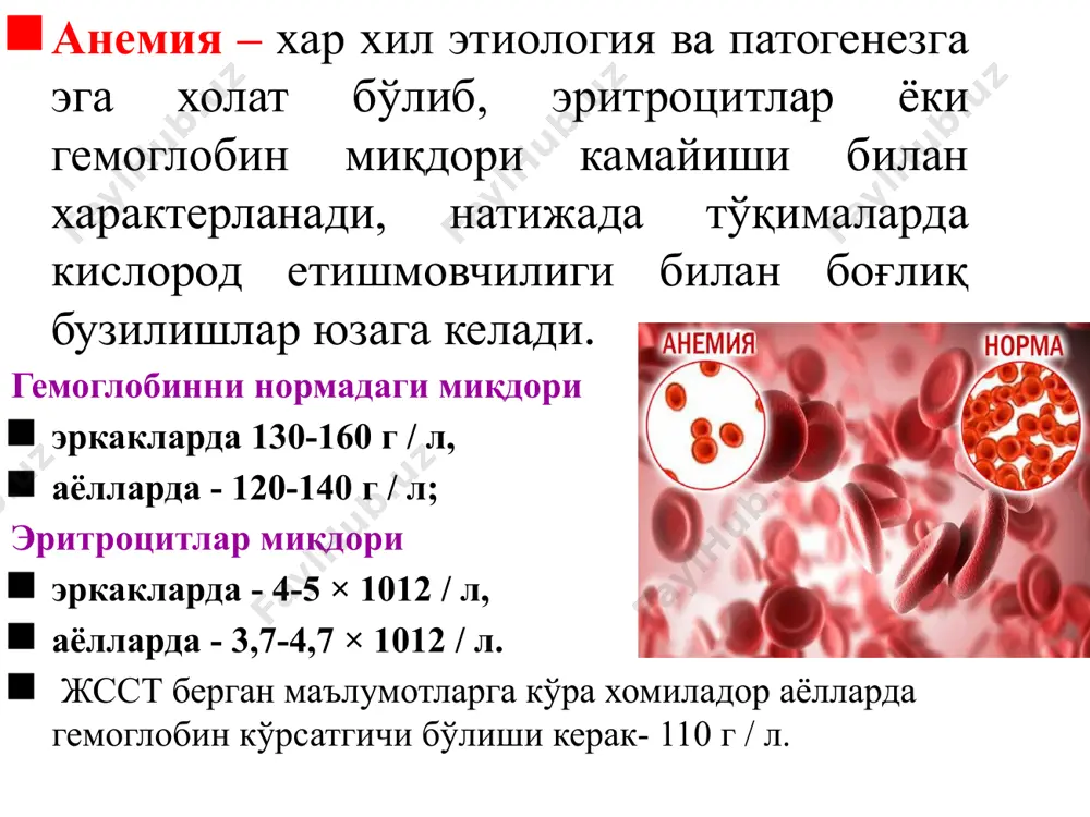 qon to’qimasiga ta’sir etuvchi moddalar - Page 5