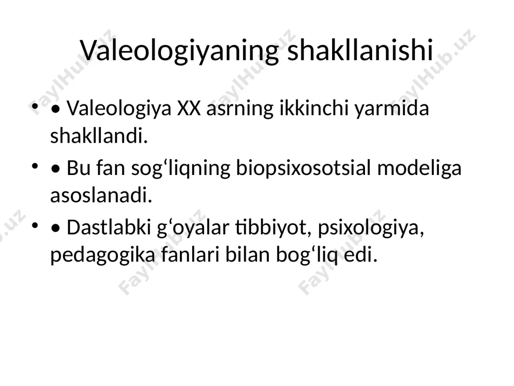 valeologiyaning qisqacha tarixi - Page 3