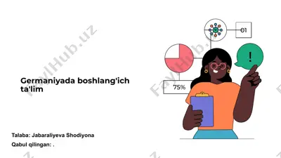 germaniyada boshlang'ich ta'lim — PPTX