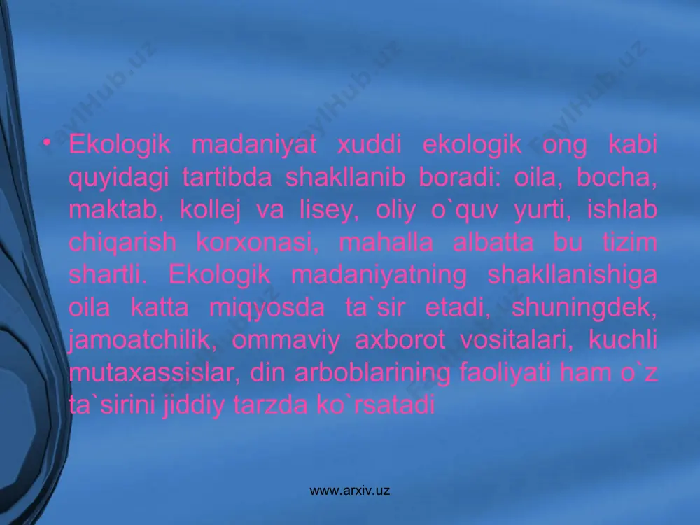 tabiat muammolarini baholash va oldini olish choralari - Page 5
