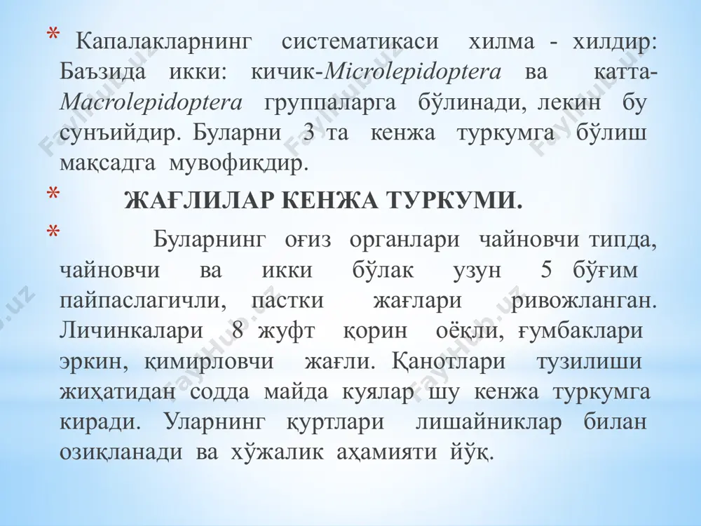 tanga qanotlilar (lepidoptera) turkumi - Page 4