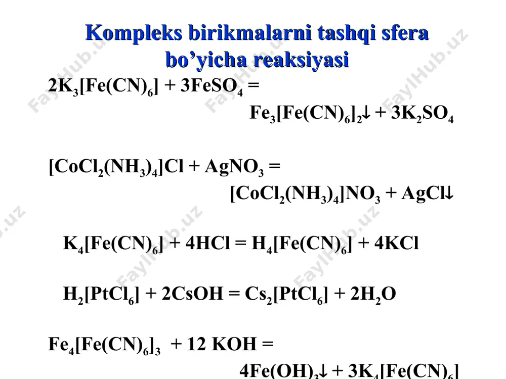 kompleks birikmalarning eritmadagi muvozanatlari - Page 5