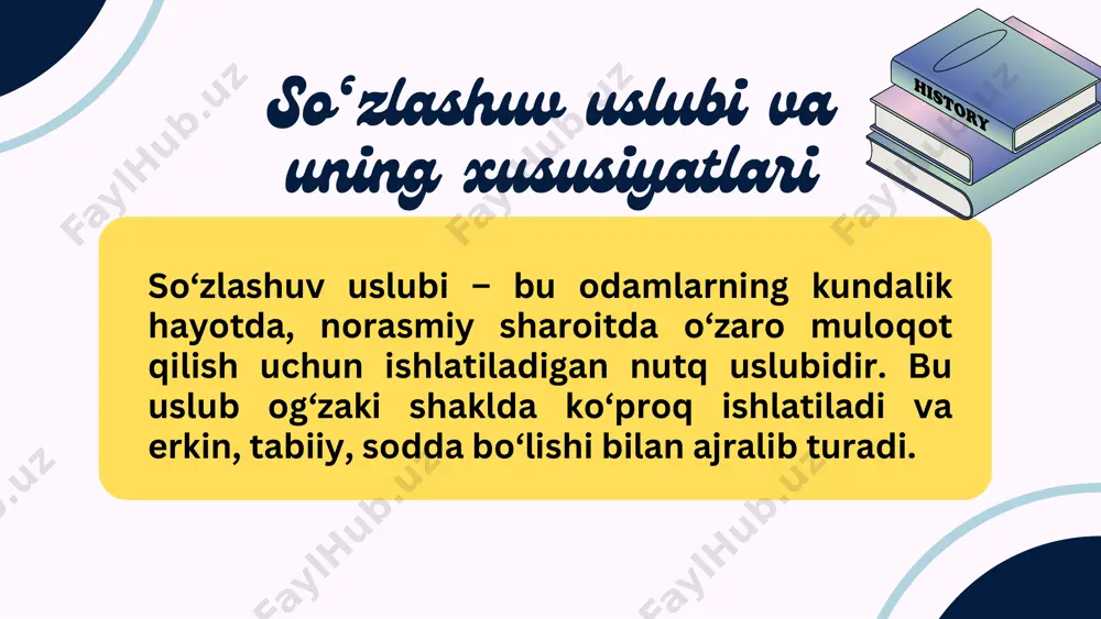 so'zlashuv uslubi va uning xususiyatlari - Page 2