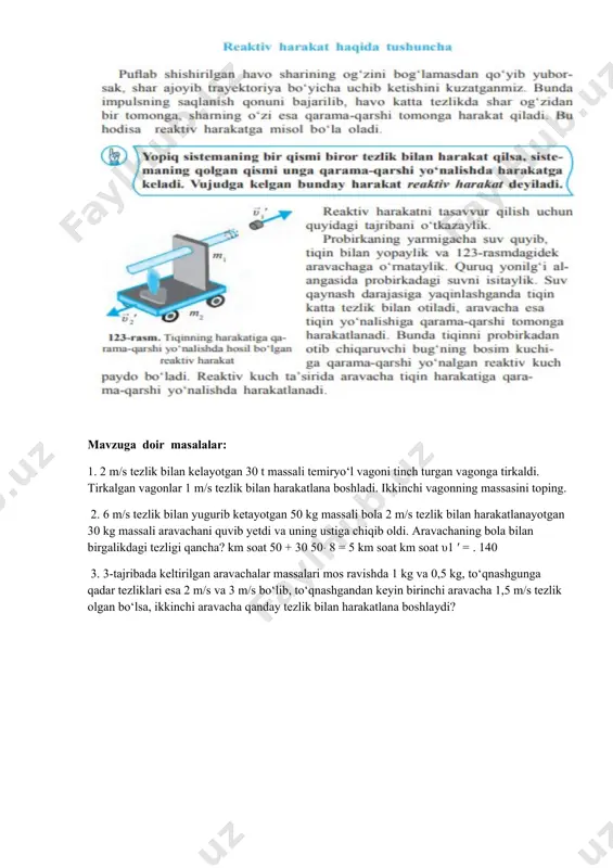 impulsning saqlanish qonuni - Page 4
