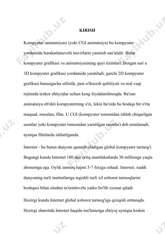 lar sahnaga qo'yiladi, ular ham kutubxonadan tanlanadi. 3. aktyorlikdagi ertak qahramonlari aniqlanadi. 4. keyin ularning harakatlari o'rnatiladi (ular har bir qahramon uchun har xil). 5. sahnalar bo'limlari kadrlar bo'yicha ijro etiladi va yoziladi. 6. bir qator epizodlarni tuzgandan so'ng musiqa va tovushlar o'rnatiladi (shuningdek, kutubxonadan). 7. belgilar dublyaj qilingan, buni mikrofon orqali amalga oshirish mumkin. 8. agar xohlasangiz, unvonlarni tayyorlashingiz mumkin. multfilm tayyor! ko'rib turganingizdek, hamma narsa oddiy, vizual, qiziqarli va samarali. multiplikatorning barcha harakatlari dizaynerning ishchi panelidagi yaxshi joylashtirilgan vositalar yordamida amalga oshiriladi. dastur bilan ishlashni o'zlashtirish uchun demo mavjud va batafsil tavsif harakat. bepul animatsiya loyihalari jascanimationshop - bu kompyuterda multfilm yaratish haqida savolni tushunishga imkon beruvchi eng oddiy dastur. hatto bolaga ham animatsiya yaratish tamoyillari va animatsiya ishining xususiyatlarini tushuntirish mumkin. skanerlangan rasmlarni bitta multfilmga birlashtirish uchun juda yaxshi. blender - bu katta vositalar to'plamiga ega bo'lgan va bir-biri bilan o'zaro aloqada dinamik ob'ektlarni yaratishga imkon beruvchi …