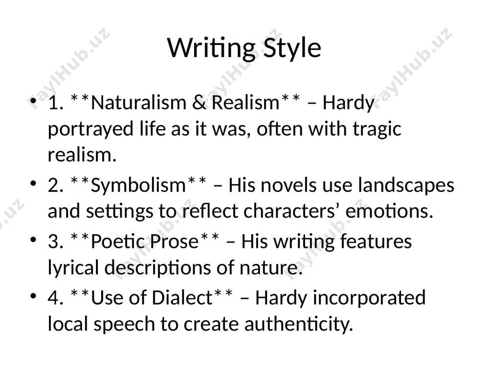 thomas hardy: his literary creativity - Page 5
