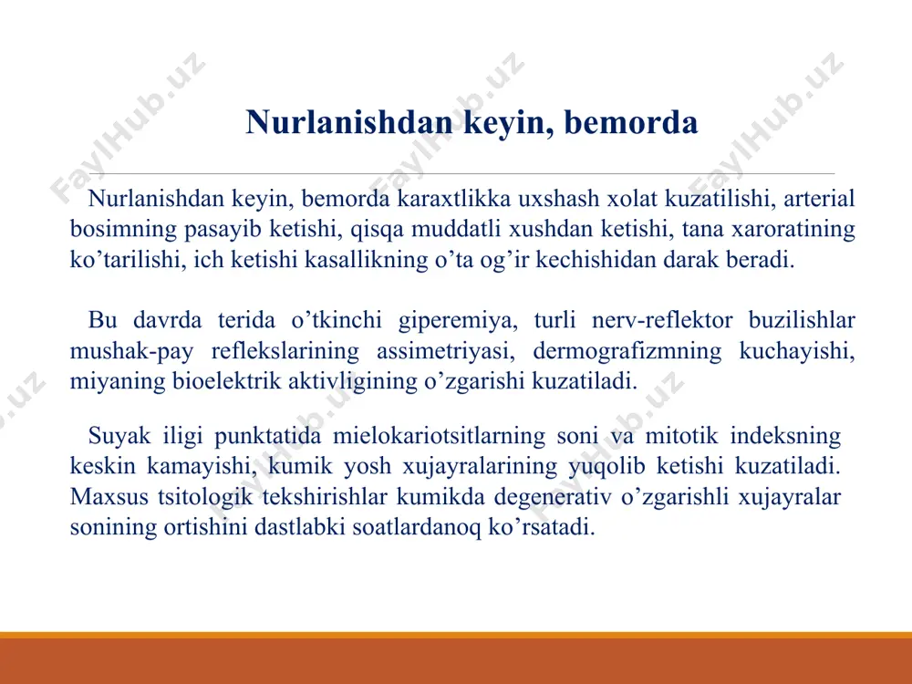 odam va xayvonlarning o’tkir va surunkali nurlanish kasalligi - Page 5