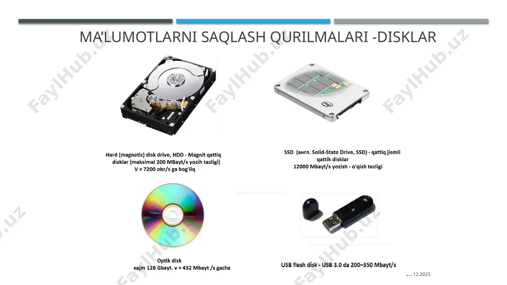 foydalanish imkoniyati. ma’lumotlarni xavfsiz o’cherish bo’yicha standartlar sertifikat nist sp 800-88: ushbu standart protseduralar milliy standartlar va texnologiyalar instituti (nist) standartlariga muvofiqligini tasdiqlaydi. ushbu standart, ayniqsa, davlat tashkilotlarida keng tarqalgan. sertifikat dod 5220.22-m: ushbu sertifikatga mos ravishda ma’lumotlarni o’chirish mudofaa vazirligi mezonlariga javob berganda beriladi. ushbu standart asosan mudofaa va harbiy sanoatda ma'lumotlar o'g'irlanishining oldini olish uchun qo'llaniladi. gdpr ga moslik sertifikat: ushbu sertifikat asosida ma’lumotlarni o’chirish umumiy ma'lumotlarni himoya qilish qoidalariga (gdpr) muvofiq amalga oshirilganligini tasdiqlaydi. bu yevropa ittifoqida faoliyat yurituvchi yoki yevropa ittifoqi rezidentlari ma'lumotlarini qayta ishlovchi kompaniyalar uchun muhim. dasturiy vosita yordamida ma’lumotlarni ishinchli o’chirish maxsus qurilmalar yordamida ma’lumotlarni ishinchli o’chirish qattiq magnit diskdagi ma’lumotlarni kuchli magnit maydon ta’sirida o’cherish qurilmasi qattiq magnit diskdagi ma’lumotlarni kuchli magnit maydon ta’sirida o’cherish qurilmasi tayyor xolati hdd qurilmasini fizik yo’q qilish orqali ma’lumotlarni ishonchli o’chirish image1.png image2.png image3.png image4.png image5.png image6.png image7.png image8.png image9.png image10.png image11.png image12.png image13.png image14.png image15.png …