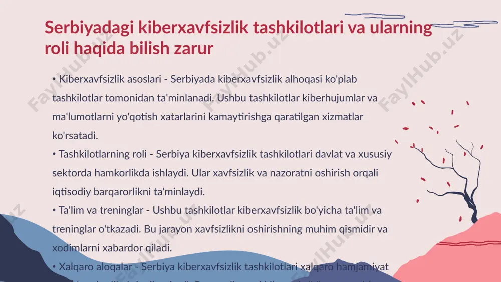kiberxavfsizlik sohasida faoliyat yuritayotgan mutaxassislar bilan muloqot qilish thank you for your attention! image1.png image2.jpg image3.jpg image4.jpg image5.jpg security concept: cyber crime on computer keyboard background