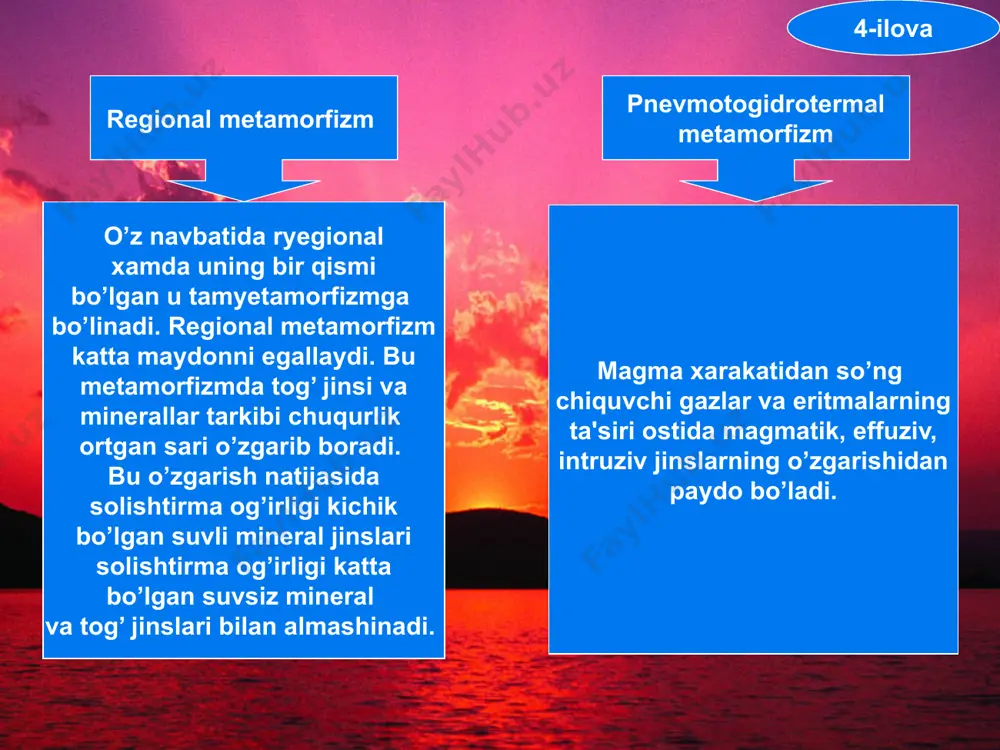 metamorfizm va metamorfik tog’ jinslari 2 - Page 5