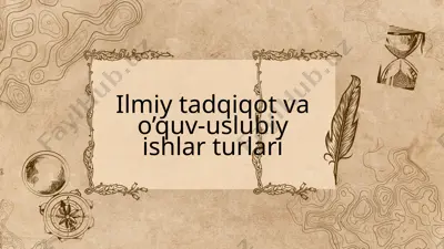 ilmiy maqola — PPTX