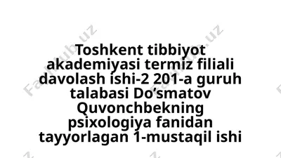 psixologiya asosiy maktablariga qarash — PPTX