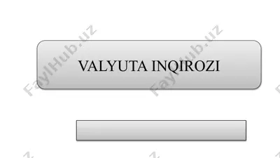 valyuta inqirozi — PPTX