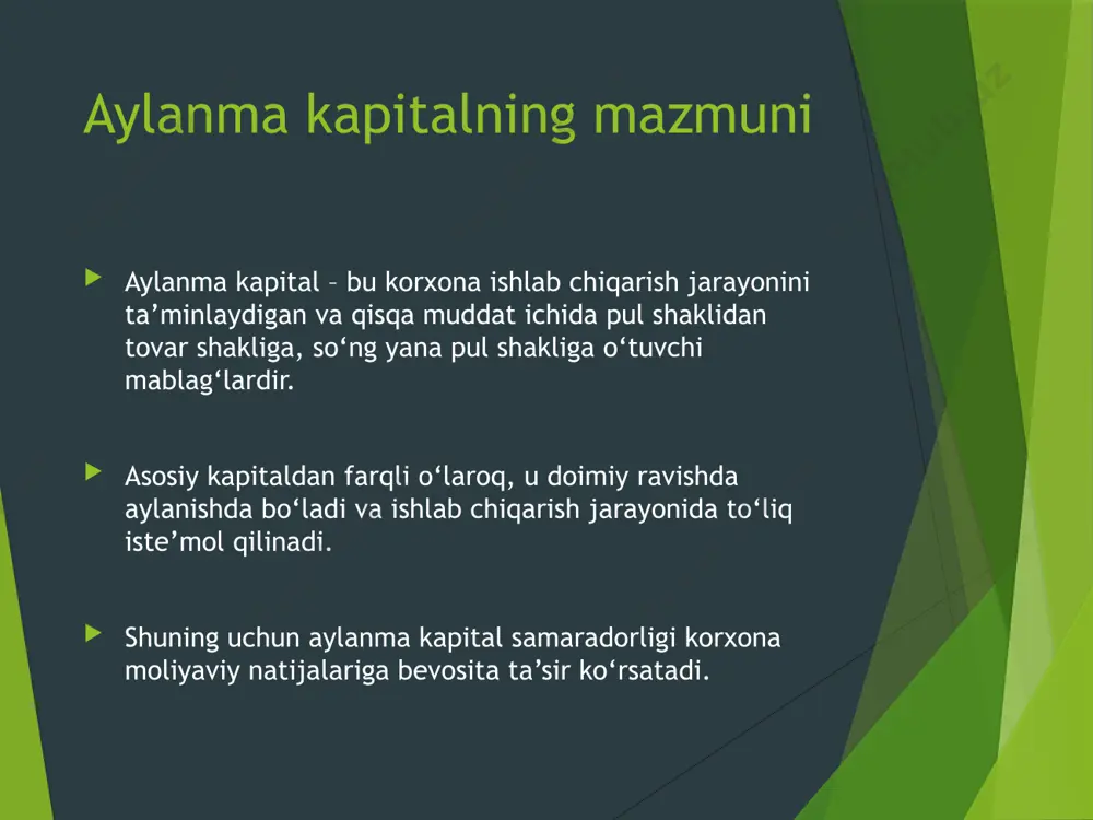 foydalanilgan adabiyotlar 1. xoliqov a. “korxona iqtisodiyoti” – toshkent, 2020 2. jo‘rayev b. “moliyaviy menejment asoslari” – toshkent, 2021 3. krugman p., obstfeld m. international economics. – new york, 2020 4. o‘zbekiston respublikasi qonun hujjatlari va me’yoriy hujjatlar 5. o‘quv-uslubiy qo‘llanmalar va ilmiy maqolalar e’tiboringiz uchun rahmat!!! /docprops/thumbnail.jpeg