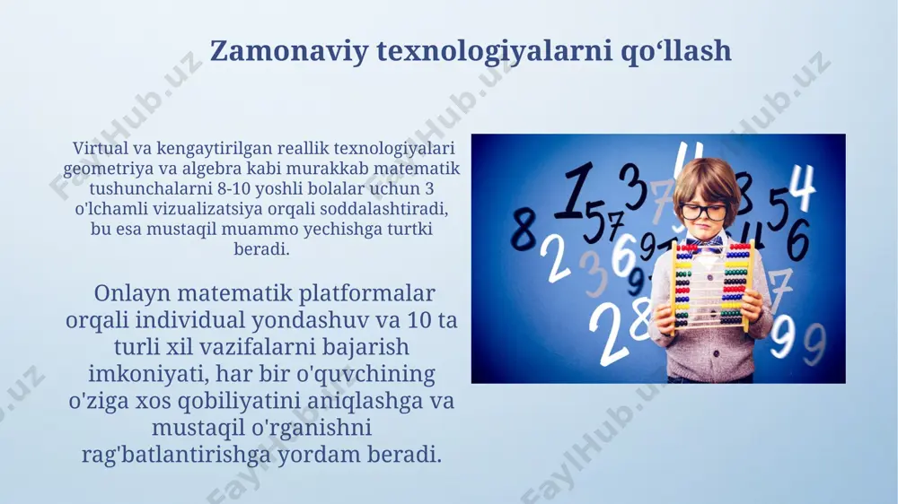boshlang‘ich sinf o‘quvchilarida matematika o‘qitishda mustaqil fikrlash - Page 5